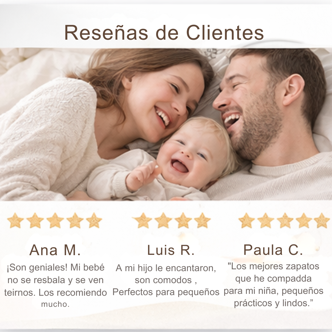 MiniSped™ Zapatitos Bebé Primeros Pasos Suela Suave