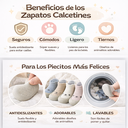 MiniSped™ Zapatitos Bebé Primeros Pasos Suela Suave